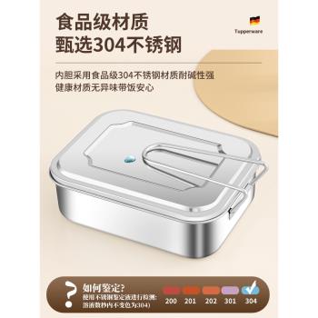 304不銹鋼飯盒食品級分格蒸飯盒學生上班族專用食堂打飯老式餐盒