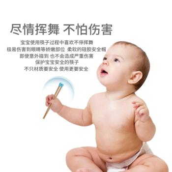 稻殼 兒童筷子二段6歲小孩專用家用小學生吃飯餐具勺子叉子套裝