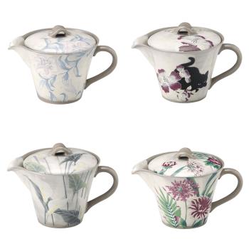 日本進口美濃燒瀨戶燒波左見燒陶瓷茶壺咖啡杯碟日式茶杯套裝和風