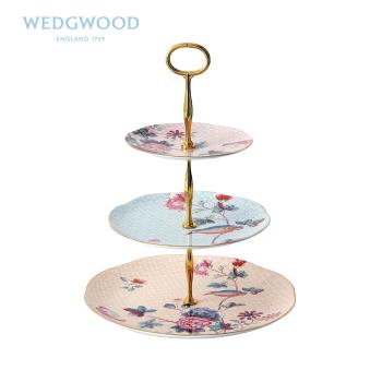 Wedgwood威基伍德Cuckoo杜鵑三層蛋糕架下午茶點心架 歐式甜品架