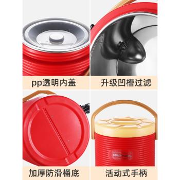 奶茶桶保溫桶不銹鋼大容量水龍頭商用擺攤豆漿冰粉小型茶桶奶茶店