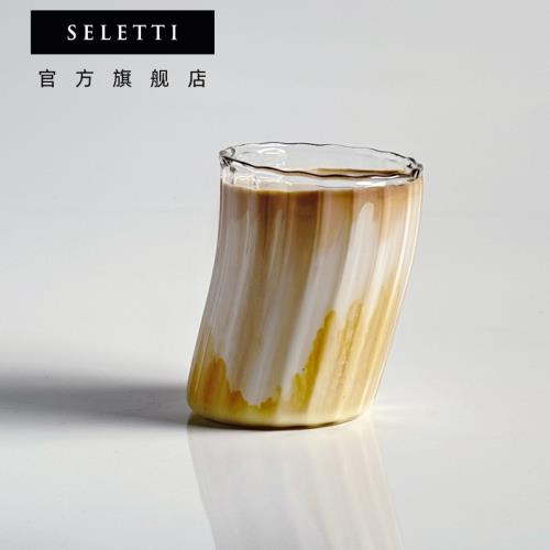 Seletti咖啡杯玻璃杯威士忌杯酒杯扭扭杯水晶杯高腳杯家用套裝