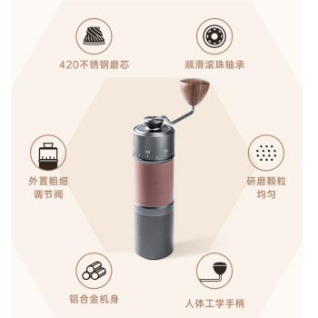 iCafilas便攜式手搖磨豆機咖啡豆研磨機磨咖啡機手搖研磨器