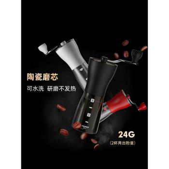 HARIO磨豆機咖啡豆研磨機手搖磨粉機手動便攜家用手磨咖啡機MSS