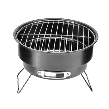 小型戶外折疊圓形冰爐野外露營野炊便攜BBQ燒烤爐全套工具包