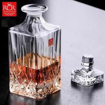 rcr進口威士忌酒樽水晶玻璃酒壺家用裝酒具套裝高檔醒酒器洋酒瓶