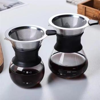 玻璃咖啡壺手沖日式分享壺咖啡漏斗O濾杯沖泡器具套裝
