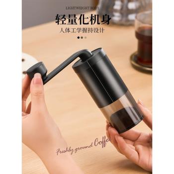 捷安璽手搖磨豆機咖啡豆研磨機手動磨粉機手O磨咖啡機器具小型家