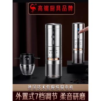 德國SSGP咖啡豆研磨機電動家用小型研磨器便攜全自動咖啡磨豆機