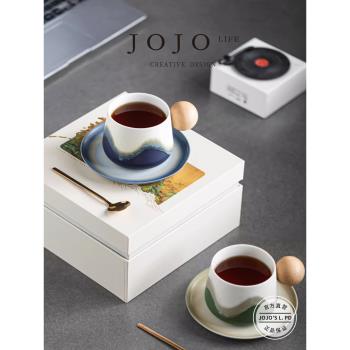 JOJOS L. PD.household.咖啡杯套裝陶瓷木星情侶對杯高檔 | 戶籍