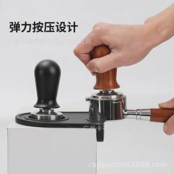 壓粉器意式咖啡不銹鋼58mm壓粉錘紅貴寶彈力壓粉53mm壓粉手柄51mm