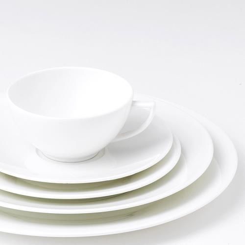 Wedgwood Jasper Conran White 18/23/27cm骨瓷白色平盤單只裝|磁碟