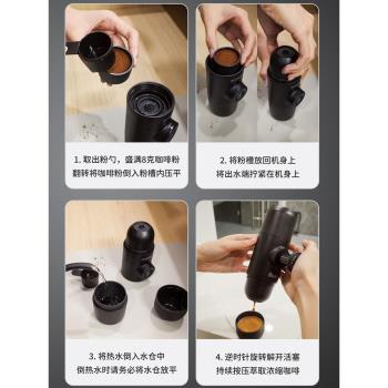 WACACO迷你手動便攜式咖啡機意式濃縮手壓膠囊機粉款Minipresso