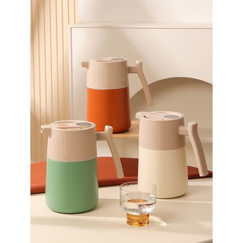 法式高級感保溫壺大容量316不銹鋼開水壺家用熱水壺辦公室保溫瓶