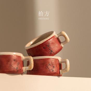 主人杯單杯功夫茶具開片可養陶瓷品茗杯個人家用復古陶瓷茶杯個性