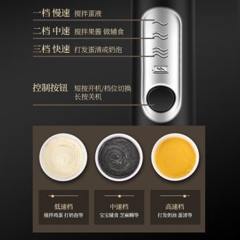 家用奶泡機咖啡拉花牛奶打v泡器電動攪拌棒手持奶泡打發器打沫打