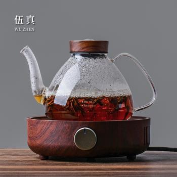宜龍電陶爐煮茶玻璃壺耐高溫燒水壺泡茶專用老白茶煮茶器養生壺具
