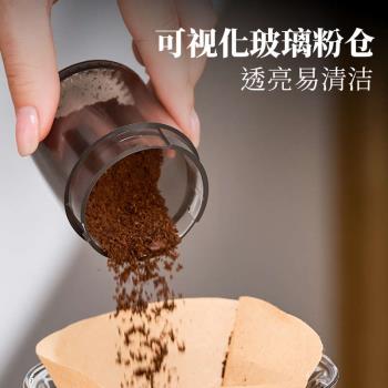 玲瓏越手搖磨豆機咖啡豆研磨機手動磨粉機手磨咖啡機器具小型家用