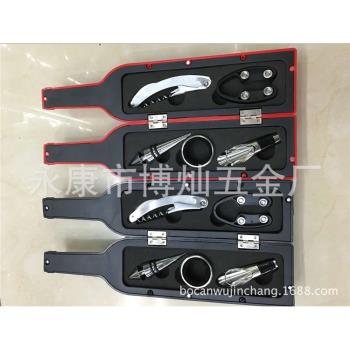 酒具用品紅酒開瓶器套裝 紅酒開瓶器禮品5件套大號酒瓶