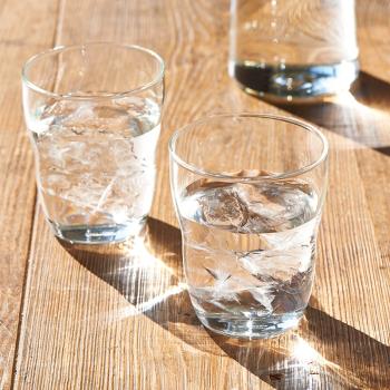 HARIO日式耐熱玻璃酒杯啤酒杯玻璃杯品茗杯玻璃茶杯清透平底水杯