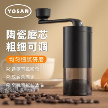 電動咖啡師磨豆機家用手搖咖啡豆研磨機便攜研磨器手磨咖啡機