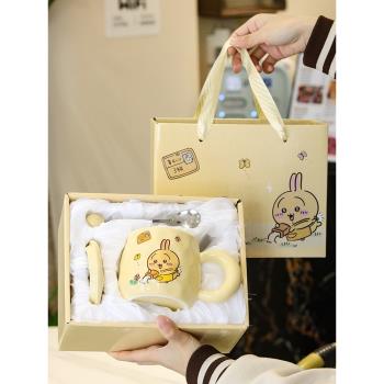 MINISO名創優品chiikawa烏薩奇馬克杯送閨蜜姐妹可愛陶瓷水杯禮品