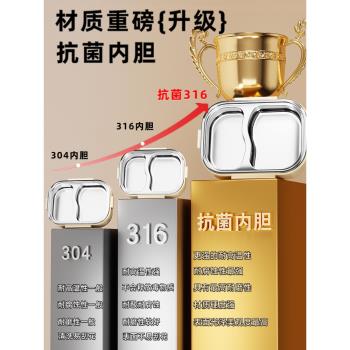 飯盒上班族帶飯神器不銹鋼成人大容量餐盒便攜食堂打飯專用便當盒