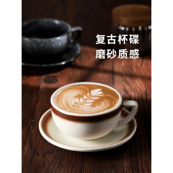 Bincoo咖啡杯陶瓷杯高檔精緻專業拉花杯美式拿鐵萃取杯下午茶套裝