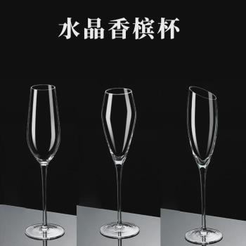 單個波爾多水晶玻璃高腳杯帶鉆紅酒杯家用葡萄酒杯水晶杯