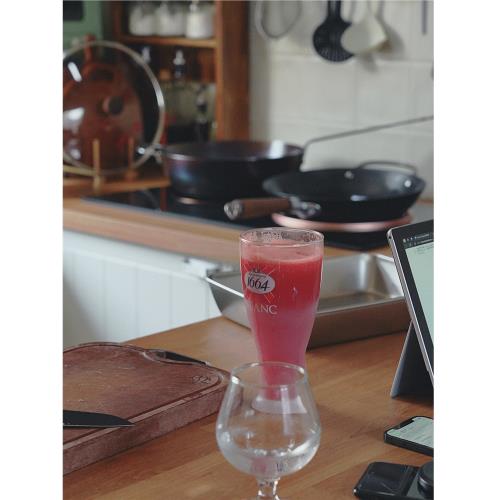 精釀啤酒杯克倫堡/凱旋1664磨砂酒杯玻璃杯