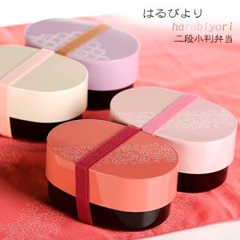 日本SABU森坂原裝進口便當盒日式和風色可愛飯盒上班族可微波爐