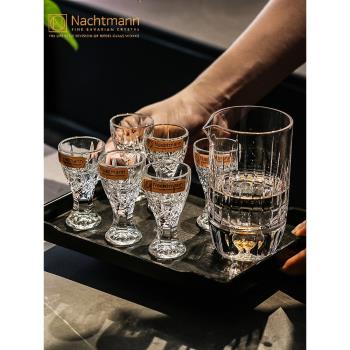 德國進口白酒杯Nachtmann水晶玻璃高檔家用輕奢白酒盅一口杯酒具