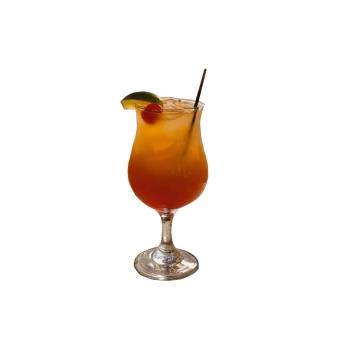 椰林杯高腳玻璃果汁杯商用奶茶飲品杯耐熱生椰拿鐵咖啡杯