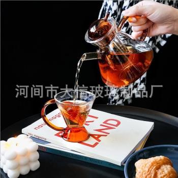 透明玻璃功夫泡茶杯泡茶壺茶具小整套裝家用懶人簡約咖啡壺