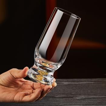 水晶玻璃創意新款精釀啤酒杯輕奢家用套裝大容量扎啤杯果汁杯