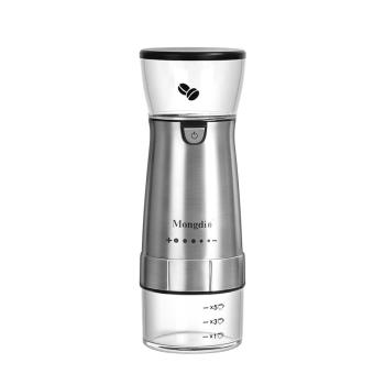 不銹鋼電動磨豆機咖啡豆研磨機A家用小型研磨器磨咖啡磨粉機套裝