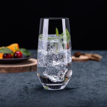 Rona雪瑞斯瑪威士忌酒杯水晶玻璃水杯簡約冷飲果汁杯家用平底杯