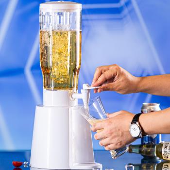 酒炮酒吧專用2升發光扎啤酒炮商用洋酒酒塔ktv扎啤酒桶網紅可樂桶
