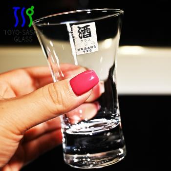 日本進口東洋佐佐木玻璃手工切子刻花清酒杯二兩小白酒杯烈酒杯子