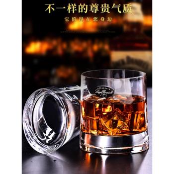 義大利進口威士忌酒杯家用XO水晶玻璃洋酒杯高階感啤酒杯輕奢高檔