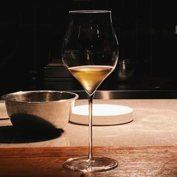 輕奢高顏值餐廳紅酒杯 水晶玻璃葡萄酒杯香檳甜酒氣泡酒杯高腳杯