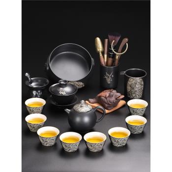 陶福氣2025新款功夫茶具套裝家用高檔輕奢陶瓷茶壺茶杯喝茶泡茶器