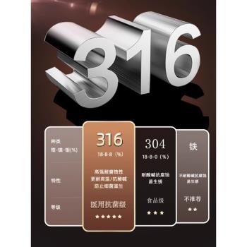 德國加厚316l食品級不銹鋼盆子套裝洗菜盆湯盆304特厚直邊盆和面