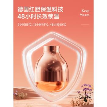 德國FEENIK保溫壺熱水壺玻璃內膽結婚暖水壺家用大容量保溫熱水瓶