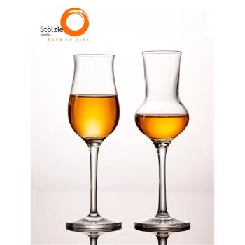 德國進口水晶玻璃威士忌聞香杯鬱金香甜酒杯Grappa酒白蘭地烈酒杯