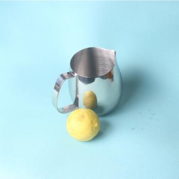 出口品質加厚304不銹鋼手沖咖啡杯拉花杯奶泡缸鼓型撞奶器分酒器