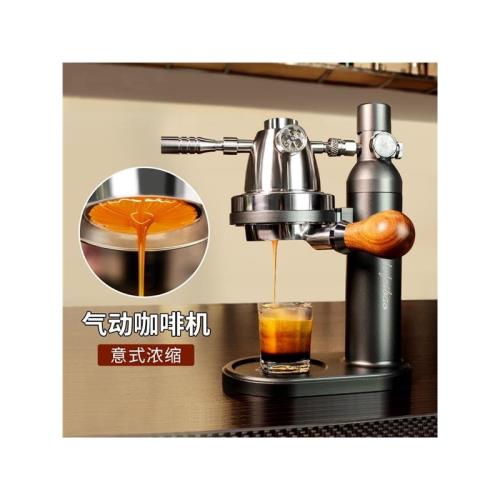 法國隨身研磨機氣動咖啡機酒店臺式泡拉花速溶磨豆器壓式美意