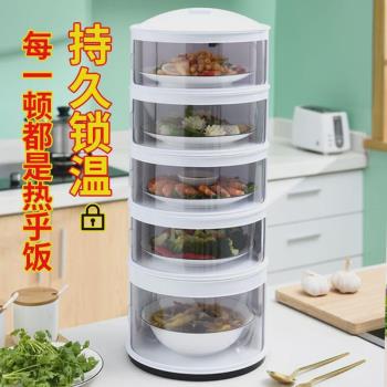 保溫蓋菜罩剩菜多層收納架放菜架子菜盤裝飯菜的收納盒保鮮餐桌罩