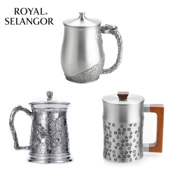 皇家雪蘭莪ROYAL SELANGOR進口手工錫制帶把水杯啤酒杯茶杯馬克杯