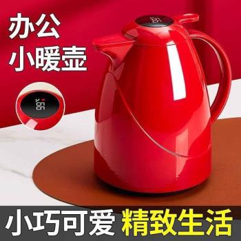 2024新款智慧數顯保溫壺家用暖水壺辦公咖啡壺學生宿舍玻璃內膽